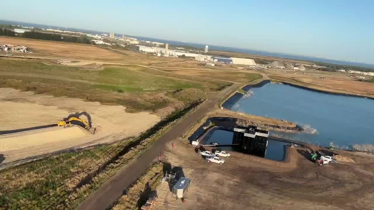 aerial view of EcoVAP at a mining operation